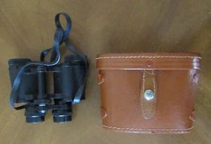 vintage REGENT BINOCULARS & Leather CASE Lens Caps 8 X 30 - Picture 1 of 12