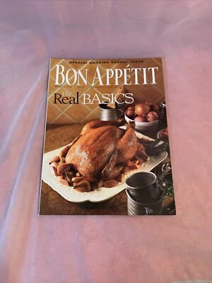 Bon Appetit magazine Special Cooking School Issue March 1998 "THE REAL BASICS" - Image 1 of 2