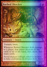 Magic the Gathering MTG Barbed Shocker (144) Time Spiral   LP FOIL
