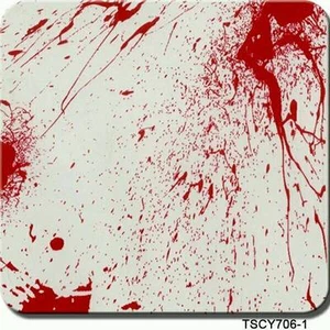 Wassertransferdruck Folie Blut rot - 50cm breit - Bild 1 von 1