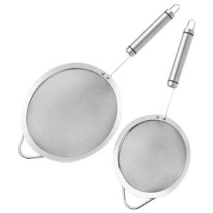 2 Pcs Filter Screen Colander Sieve For Cooking Food Strainer Baby - Picture 1 of 12