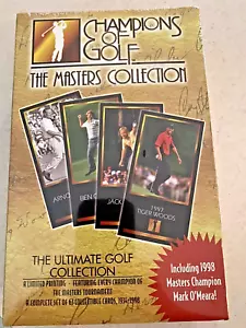1998 Grand Slam Ventures Golf The Masters Collection Set Gold Box Tiger Woods RC - Picture 1 of 3