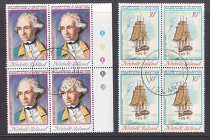 NORFOLK ISLAND: 1974 DISCOVERY OF NORFOLK CTO/USED SET IN BLOCKS OF 4 - Bild 1 von 2