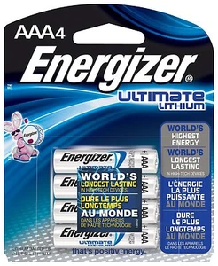 40 AAA Energizer Ultimate Lithium Batteries, 10 packs of 4, Fresh - Picture 1 of 1