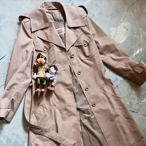 Vintage Trench, 80s 90s, Jackets Coats, Hooded, Fitted RARE - Picture 1 of 7