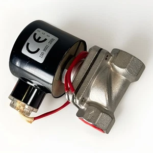 Edelstahl Elektro Magnetventil 1/2" NPT 110V 120V AC NC 120V Viton - Bild 1 von 12