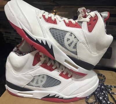 Nike Air Jordan 5 V Retro Quai 54 Talla 12 DJ7903-106 Negro 1 3 4 11 Foto 1 de 4