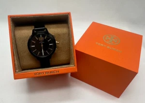 NWOT Tory Burch Torytrack Collins Hybrid Black Rubber Women Smartwatch TBT2015 - Picture 1 of 6