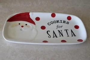 BANDEJA DE SERVIR MAGENTA ""GALLETAS PARA SANTA"" - NUEVA - Imagen 1 de 1