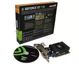 NVIDIA Geforce GT 730 2GB DDR3 PCI Express Video Graphics Card HMDI DVI - Picture 1 of 1