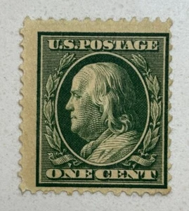 US STAMP: #357 - 1909 FRANKLIN - One Cent - Green - MNH - Picture 1 of 2