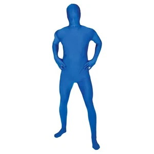 Skin Suit Blue Party Small One Piece Costume Halloween 4' 5" Dress-Up #244 - Picture 1 of 4