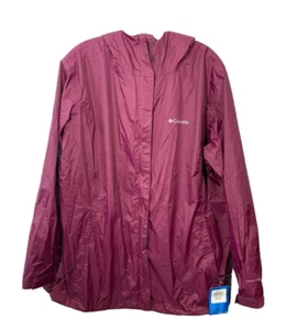 Black Waterproof Columbia Coat Omni Tech  Arcadia II Womens Size 2X RW2436-616 - Picture 1 of 6