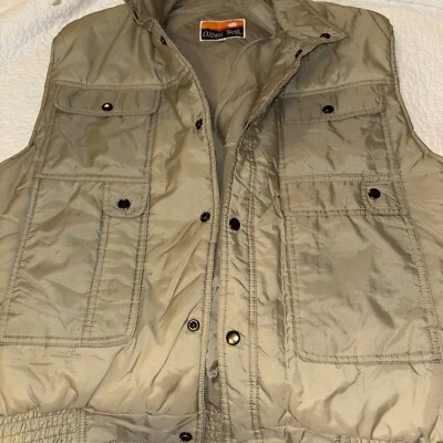 Ozark Trail Puffer Vest X-Lg Beige Retro Hiking Camping Outdoor - Image 1 of 4