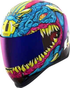 CASCO INTEGRALE - ICON AIRFORM KRYOLA KREEP MIPS - OMOLOGATO ECE 2206 BLU VIOLA - Picture 1 of 7