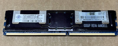 1 x Nanya 2GB Server Memory PC2-5300 DDR2-667MHz ECC Buffered NT2GT72U4NB0BN-3C - Image 1 of 4