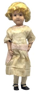 "Muñeca antigua Schoenhut Miss Dolly - 19"" pegatina articulada de madera en la parte posterior 1911-24" - Imagen 1 de 19
