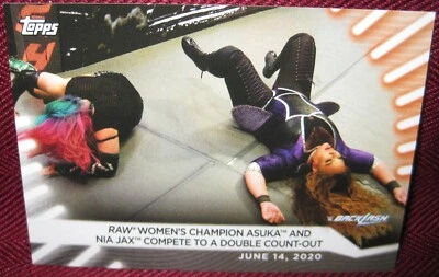 2021 TOPPS WWE WOMEN'S DIVISION #27 ASUKA NIA JAX BASE CARD - Image 1 of 2