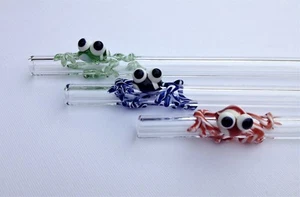 Glass Drinking Straws - Hand Blown Glass - Made in Colorado from Thestrazspot - Picture 1 of 4
