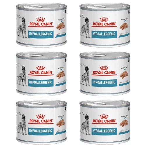 6 x 200 g ROYAL CANIN HYPOALLERGENIC CANINE Allergien und Hautprobleme - Bild 1 von 1