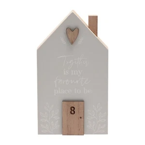 Adorno de placa decorativo personalizado para mini casa para parejas - regalo para el hogar nuevo - Imagen 1 de 4