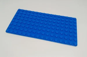 LEGO Pirates : Plaque de base 8 x 16 - Réf 3865 bleu - Set 6244 6248 - Imagen 1 de 1
