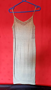 MISS SELFRIDGE..STRAPPY SUMMER/SLIP DRESS.. GRAY..SIZE 10..WITH TAGS