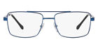 Okulary męskie Sferoflex SF2296 błyszczące niebieskie kwadratowe 54mm nowe i autentyczne
