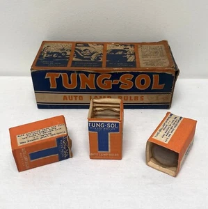 Vintage TUNG-SOL 2531 6-8 V auto lamp bulbs 1930s - Picture 1 of 8