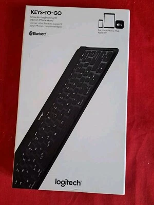 Logitech Keys-to-Go Bluetooth Keyboard NEW AS-IS - Image 1 of 4