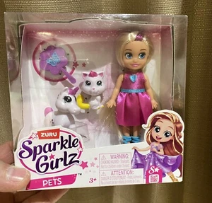 Neu im Karton Zuru Sparkle Girlz Haustiere Spielset. Puppe, Haustier, Einhorn inklusive - Bild 1 von 7