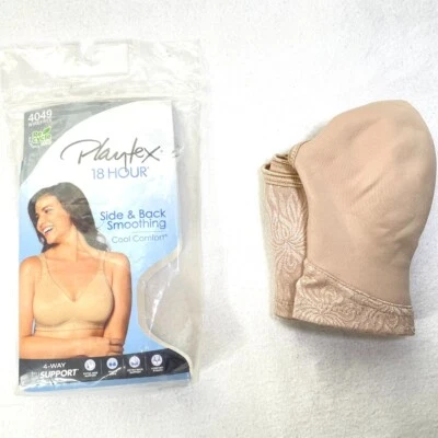 Sujetador inalámbrico suavizante Playtex 38D 18 horas para mujer nuevo con etiquetas con comodidad fresca 4049 Foto 1 de 4