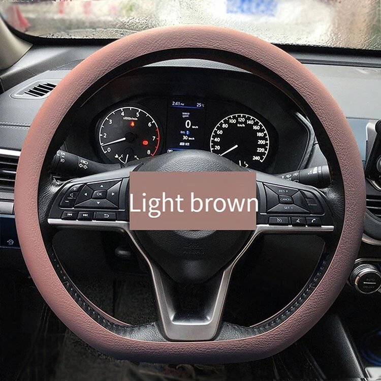 Multi-color Optional Universal Silicone Steering Wheel Cover Anti-slip Cover - Image 1 of 4
