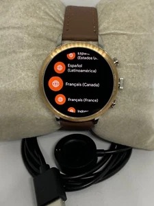 Fossil Gen 4 Authentic Digital Dial Smart Watch Custom Band FTW6016 ZA754 - Picture 1 of 12