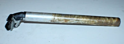 Tubo de asiento de tija de sillín de bicicleta 300/26,2 mm 20 mm desplazado plateado carretera envío rápido a EE. UU. Foto 1 de 4