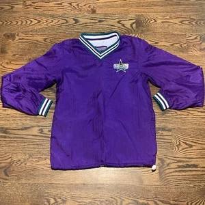 Cheersport National Champions Vintage Purple Pullover Windbreaker, Womens Small - Picture 1 of 12