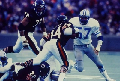 Walter Payton Ken Fantetti Original 35mm Slide 1985 Chicago Bears VS Detroit  - Image 1 of 2