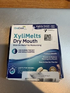 OraCoat Xylimelts for Dry Mouth - Slightly Sweet 40 Ct - Picture 1 of 2