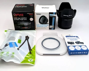 58mm Camera Lens & Accessories Kit – Canon G15/G16 Compatible –Wide, Telephoto - Picture 1 of 7