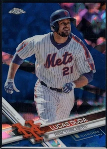 Lucas Duda 2017 Topps Chrome Sapphire Edition #236 /250 Mets - Picture 1 of 1