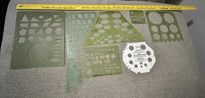 (8) Architecture Drafting Templates Shapes - Image 1 of 4