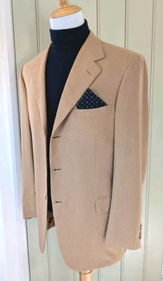 Brioni Camel Hair Premium Luxury Blazer 44R,  Made in Italy - Image 1 of 4