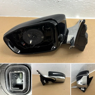 Espejo retrovisor lateral del conductor 16-19 BMW Serie 7 740i 750i 740e OEM negro *5 pines enchufe Foto 1 de 4