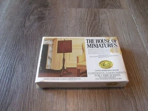 HOUSE OF MINIATURES XACTO QUEEN ANNE FIRE SCREEN  DOLLHOUSE  FURNITURE SEALED - Picture 1 of 1