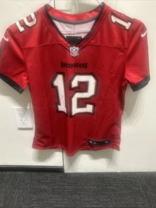 Nike Tom Brady Trikot Damen Small Rot Tampa Bay Buccaneers NFL Onfield - Bild 1 von 5