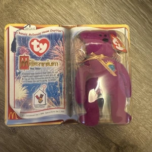 Ty Teenie Beanie Babies - Millennium the Bear 2000 New In Box McDonald’s Collect - Picture 1 of 3