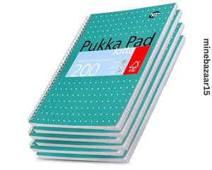 Pukka Pad A4+ Metallic Jotta Notebook 22.5x29.6 cm Wirebound, 80 GSM Paper, 200 - Picture 1 of 7