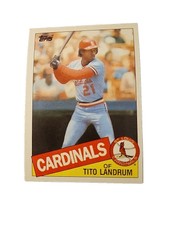 1985 Topps Tito Landrum #33