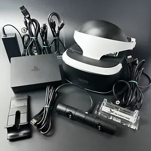 Sony PS VR PSVR PlayStation CUH-ZVR2 For PS4 Console Set Headset Tested Working - Picture 1 of 24