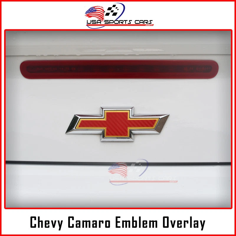 Наклейка из углеродного волокна с эмблемой багажника Chevrolet Camaro 2010-2015 - Изображение 1 из 1